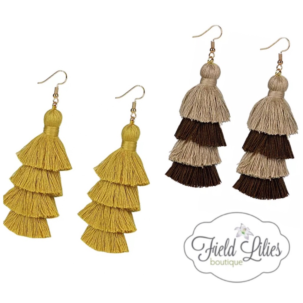 🆕 Tassel Fringe Earrings